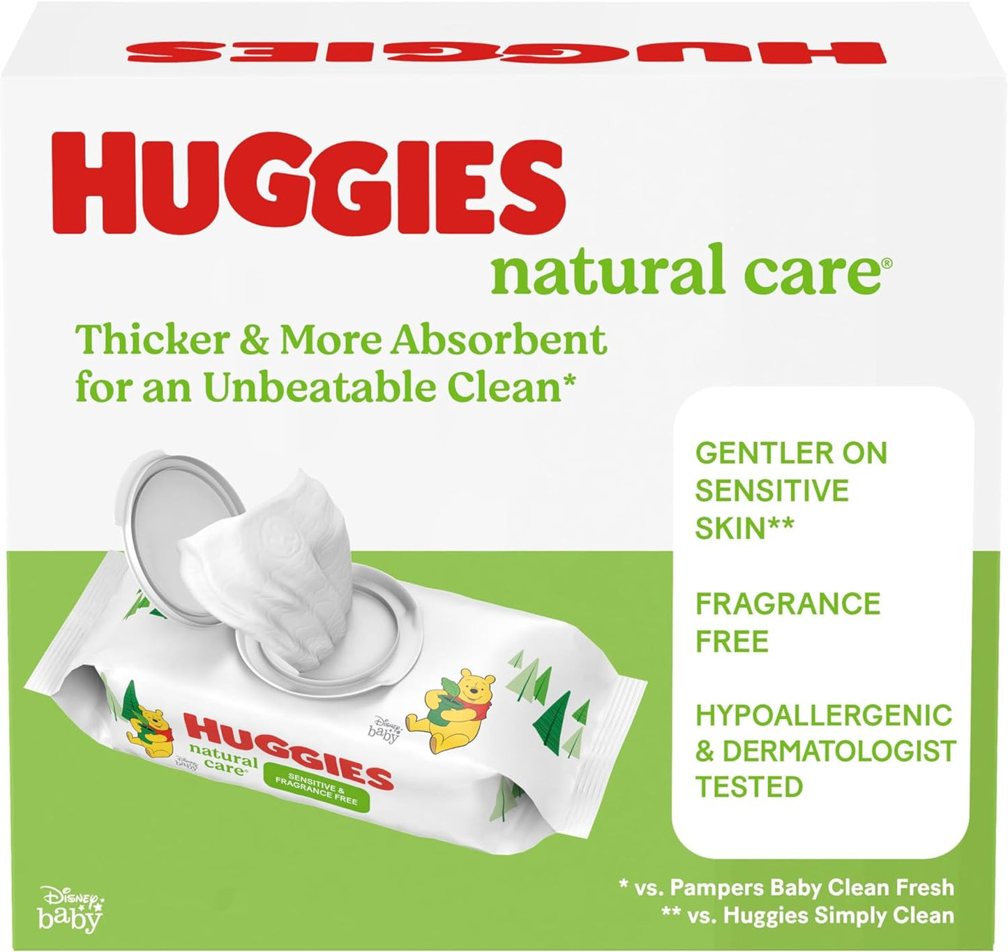 Huggies Natural Care Sensitive Baby Wipes, 15 64CT PACKS, 960 WIPES