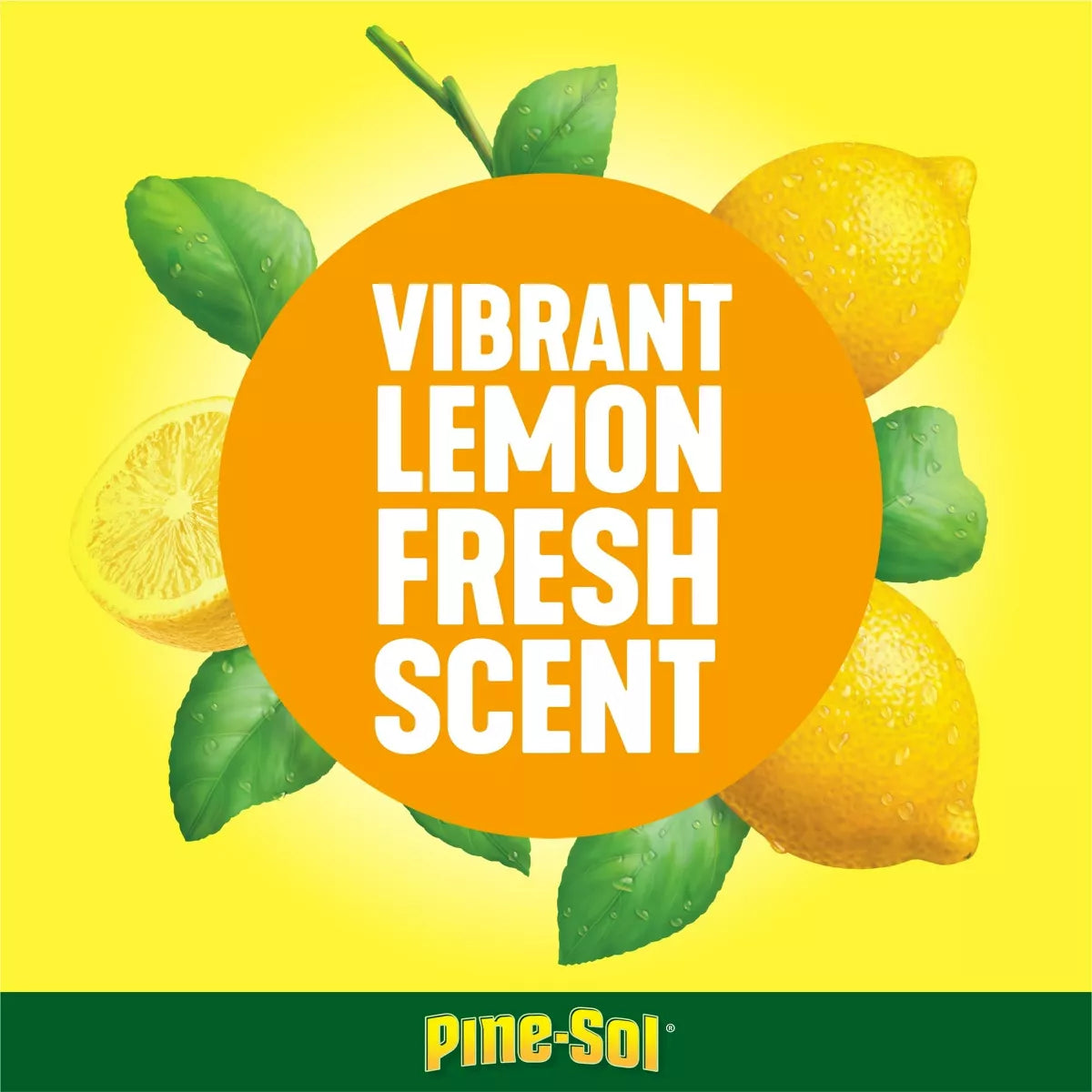 Pine-Sol Lemon Scent Concentrated Multi-Surface Cleaner Liquid 60 fl. oz.