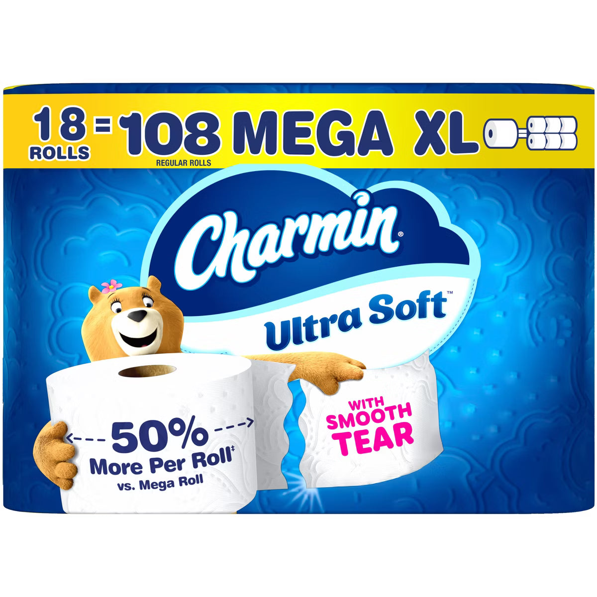 Charmin Ultra Soft Toilet Paper - 18 Mega XL Rolls