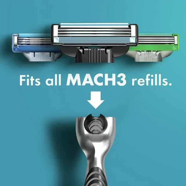 Gillette Mach3 Men's Razor Handle + 1 Blade Refill