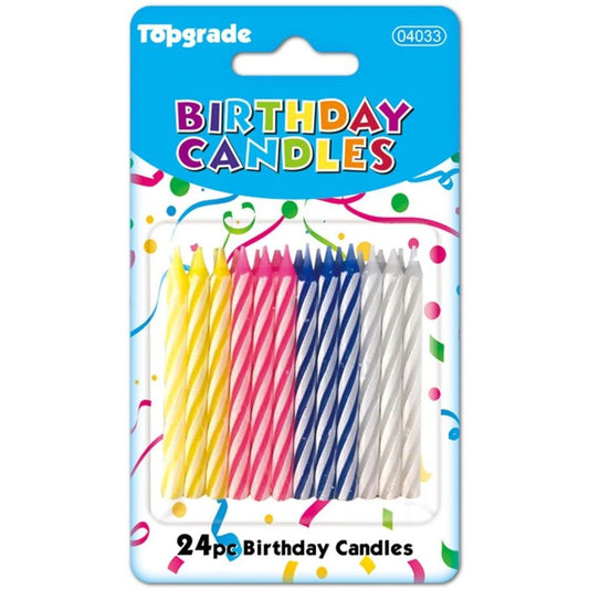 Happy Birthday Candles, 24 pc