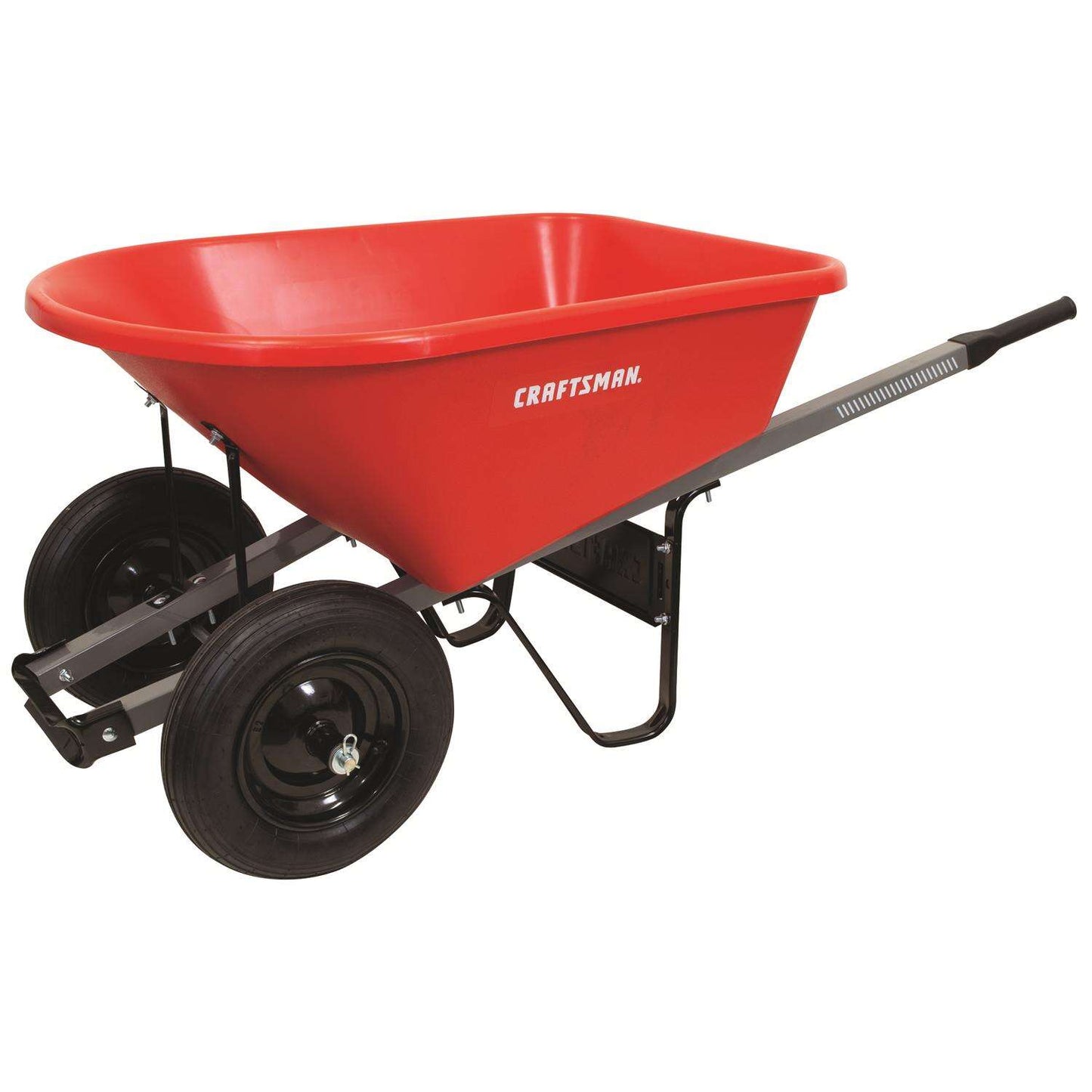 WHEELBARROW, CRAFTSMAN, 6-CU FT POLY