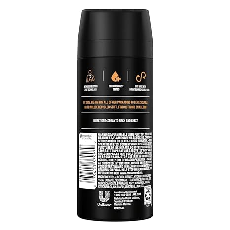 Axe Deodorant BodySpray, 48hrs Nonstop, Dark Temptation