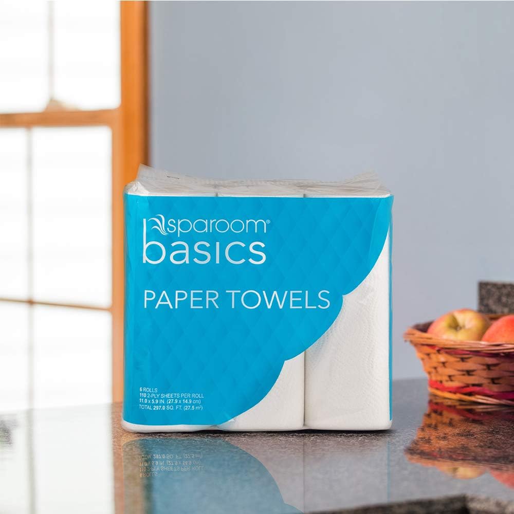 Sparoom Basics, Paper Towels, 6 Rolls