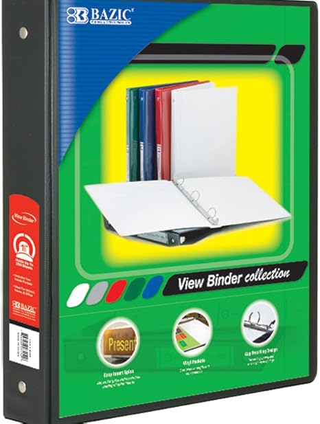 1 1/2" Black Binder