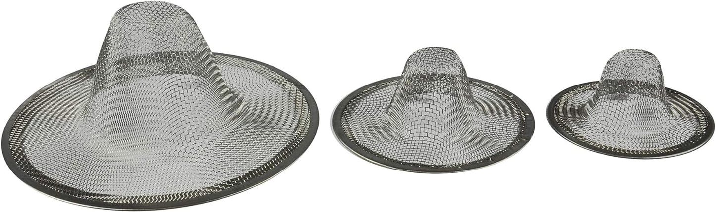 Danco Mesh Strainer Combo Pack, Variety, Stainless Steel, 3 sizes