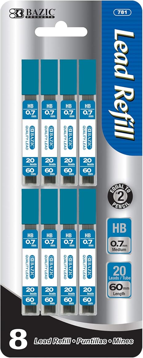 Lead Refill 0.7MM 8 pack