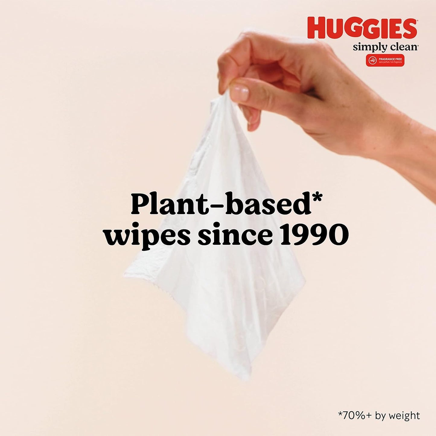 Huggies Wipes, Fragrance Free, Simply Clean, 64 ct Packs, 704 Wipes Total