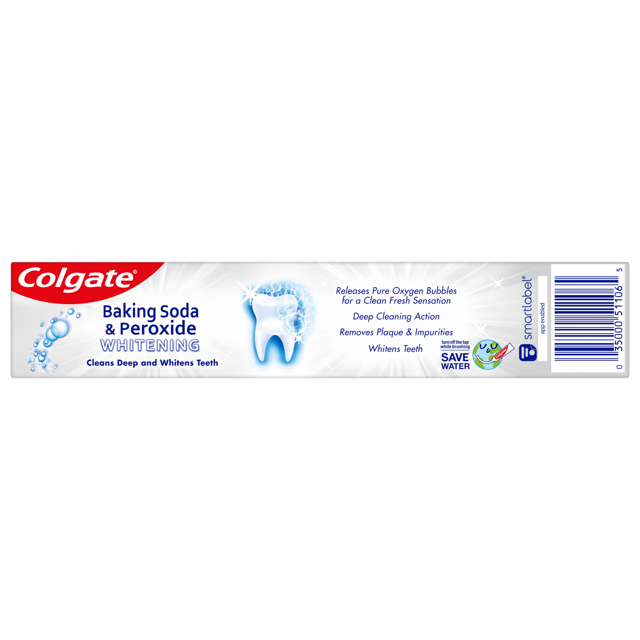 TOOTHPASTE COLGATE, BAKING SODA & Peroxide, 2.5 OZ Tooth Paste