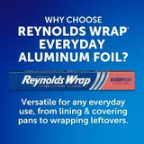 Reynolds Wrap, Aluminum Foil, 12"x25' Roll, 25 sq.ft