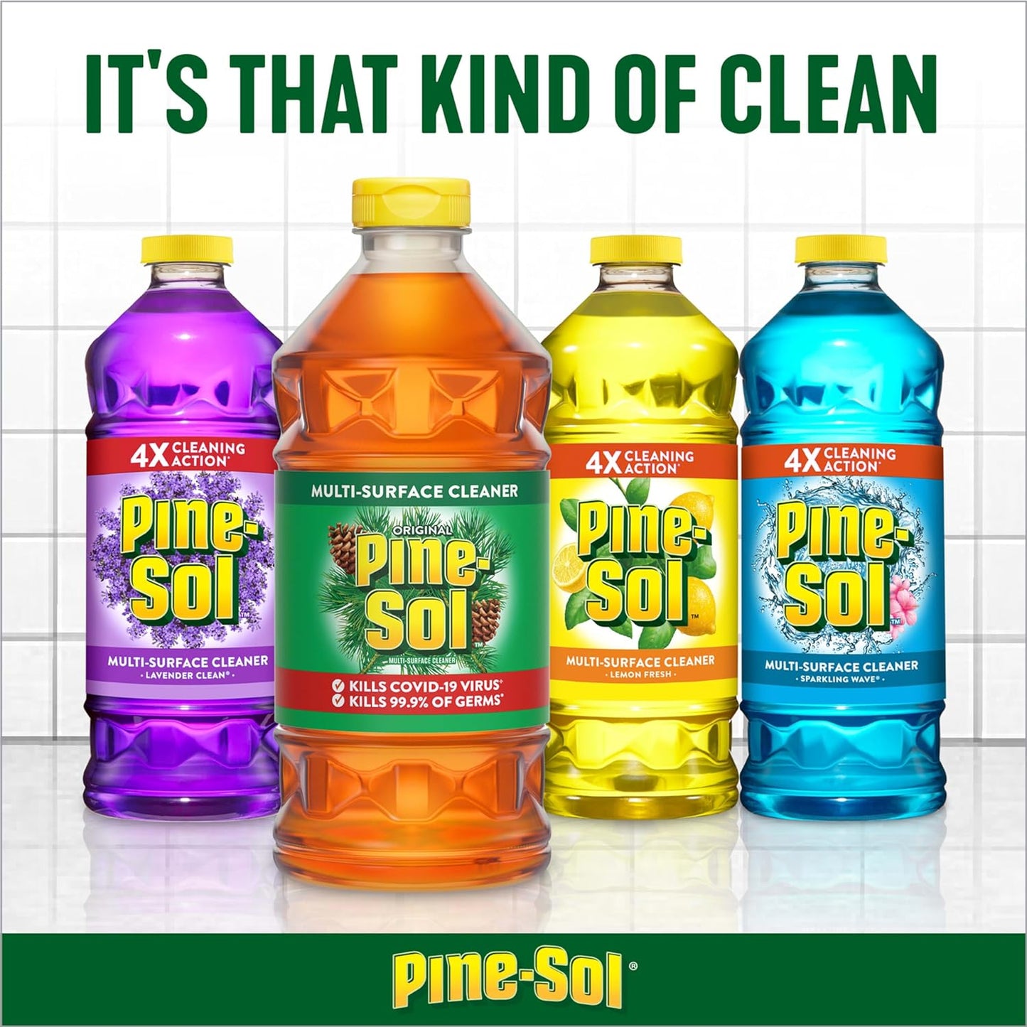 Multi-Purpose Cleaner, PINE-SOL, 40 oz, Original / Powerful Scent