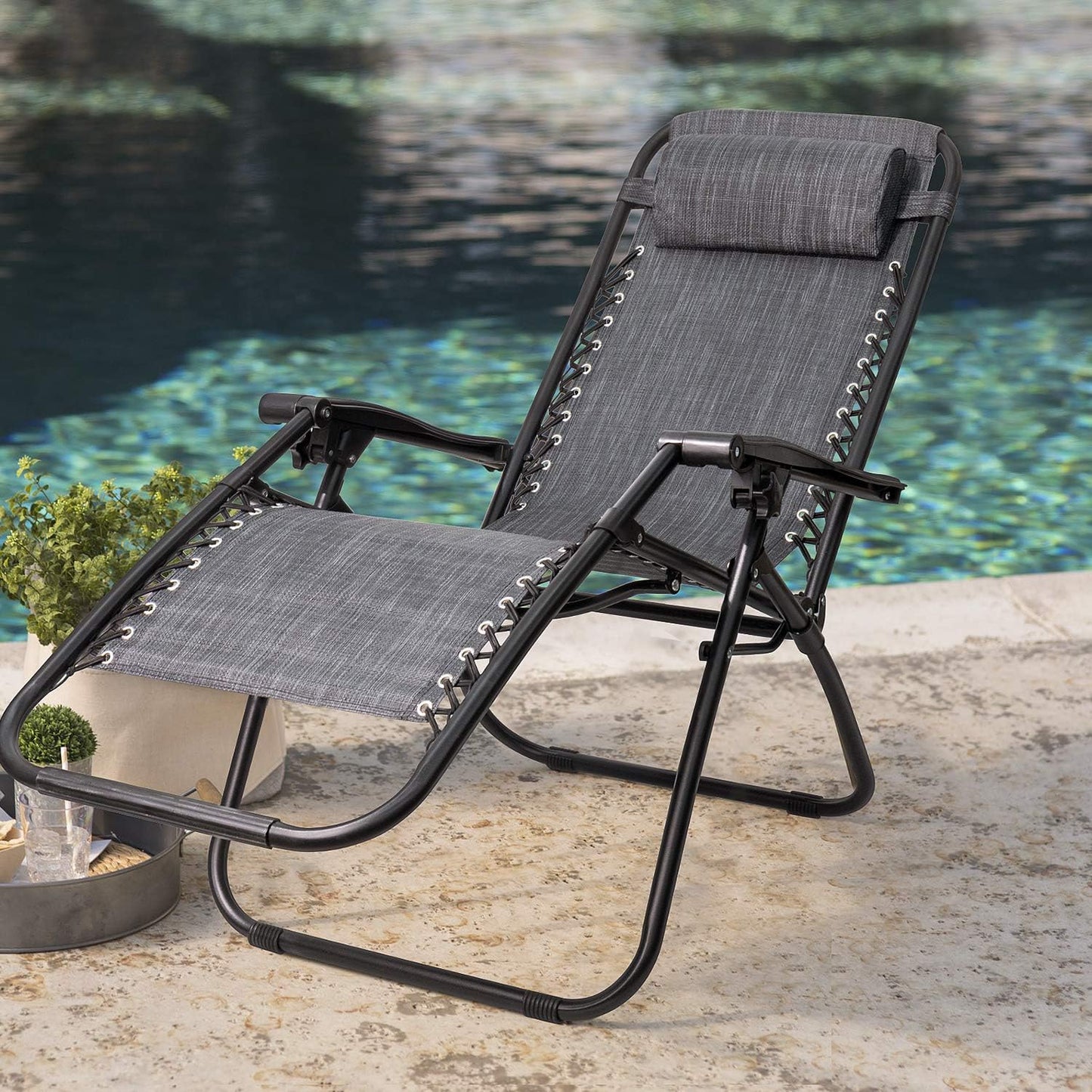 Zero Gravity Outdoor Lawn Chair Recliner