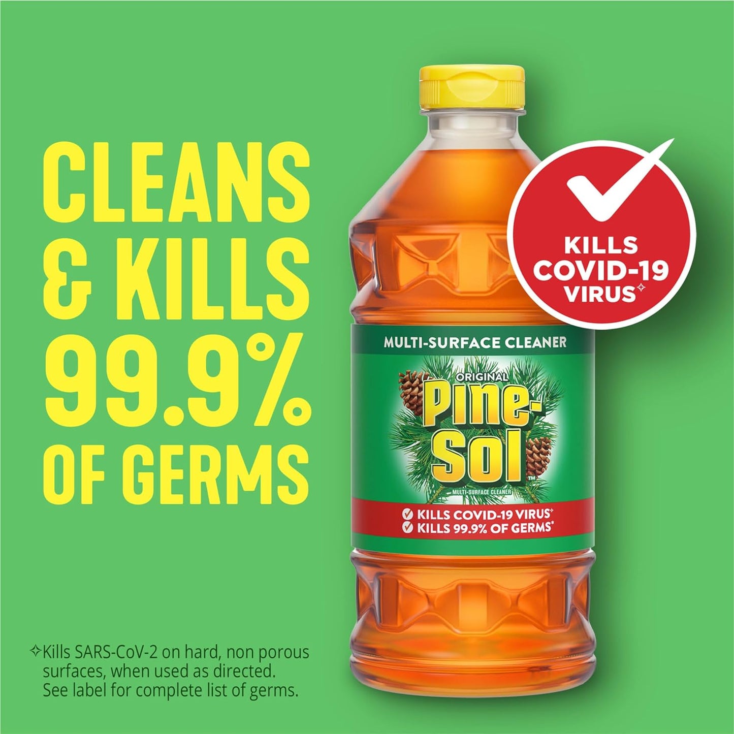 Multi-Purpose Cleaner, PINE-SOL, 40 oz, Original / Powerful Scent