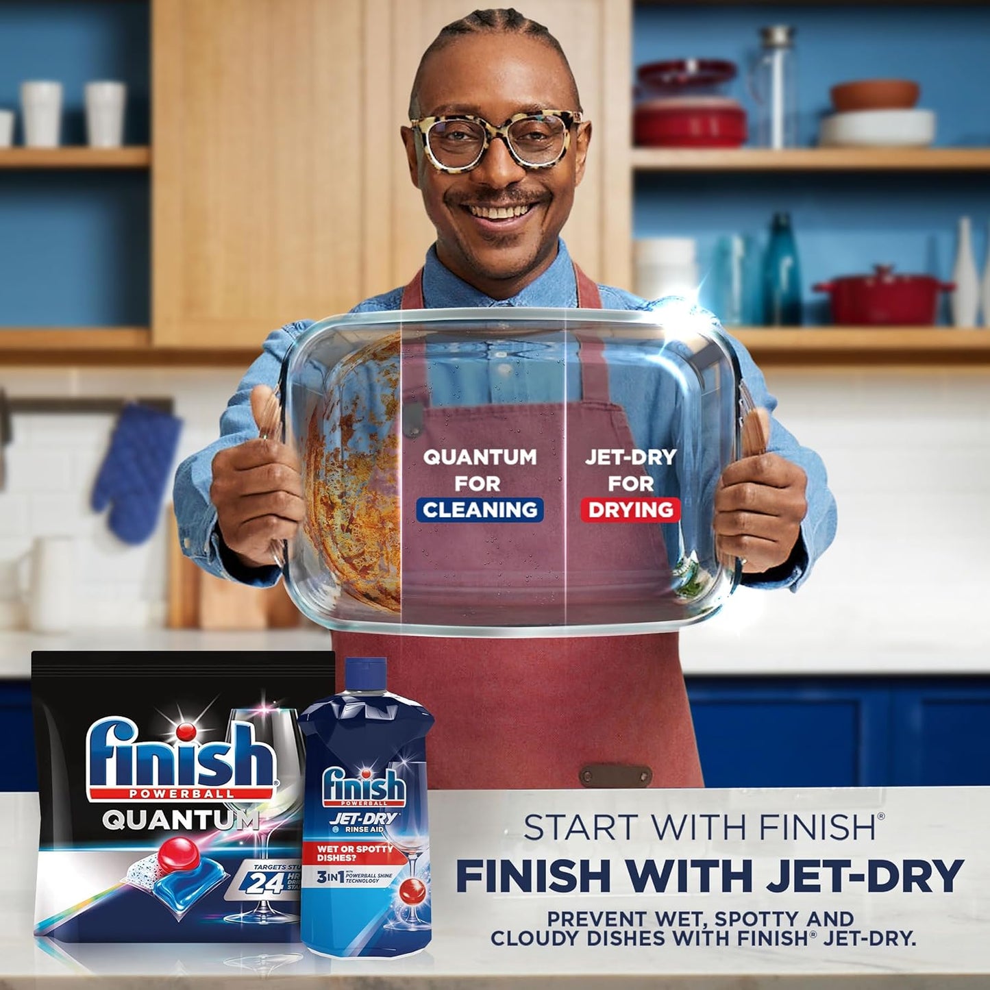 Finish Jet-Dry Liquid Rinse Aid, Dishwasher Rinse and Drying Agent, 23 fl oz