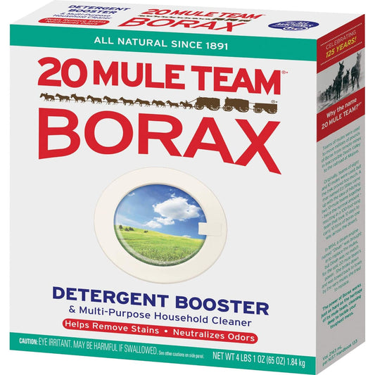 Borax 20 Mule Team Laundry Booster, Powder, 4 Pounds