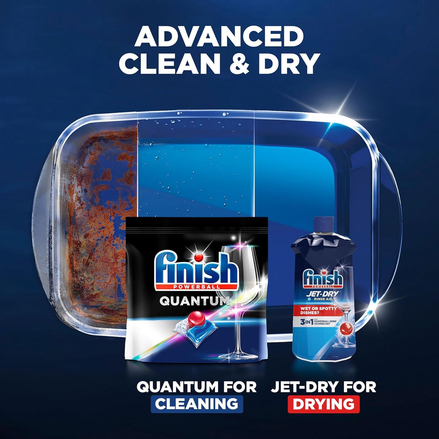 Finish Jet-Dry Liquid Rinse Aid, Dishwasher Rinse and Drying Agent, 23 fl oz