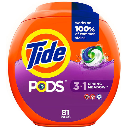 Tide Pods, 81ct, Detergent