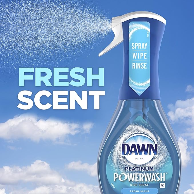 Dawn Dish Soap, Spray, 16oz, Liquid, Blue