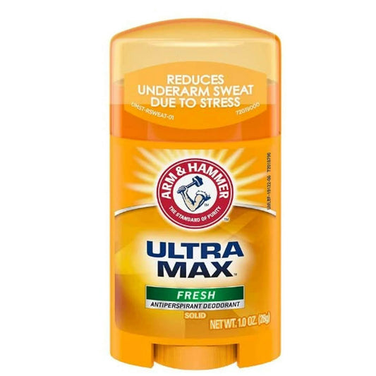 Arm & Hammer Ultra Max Invisible Solid Antiperspirant Deodorant, Fresh, 1 Ounce