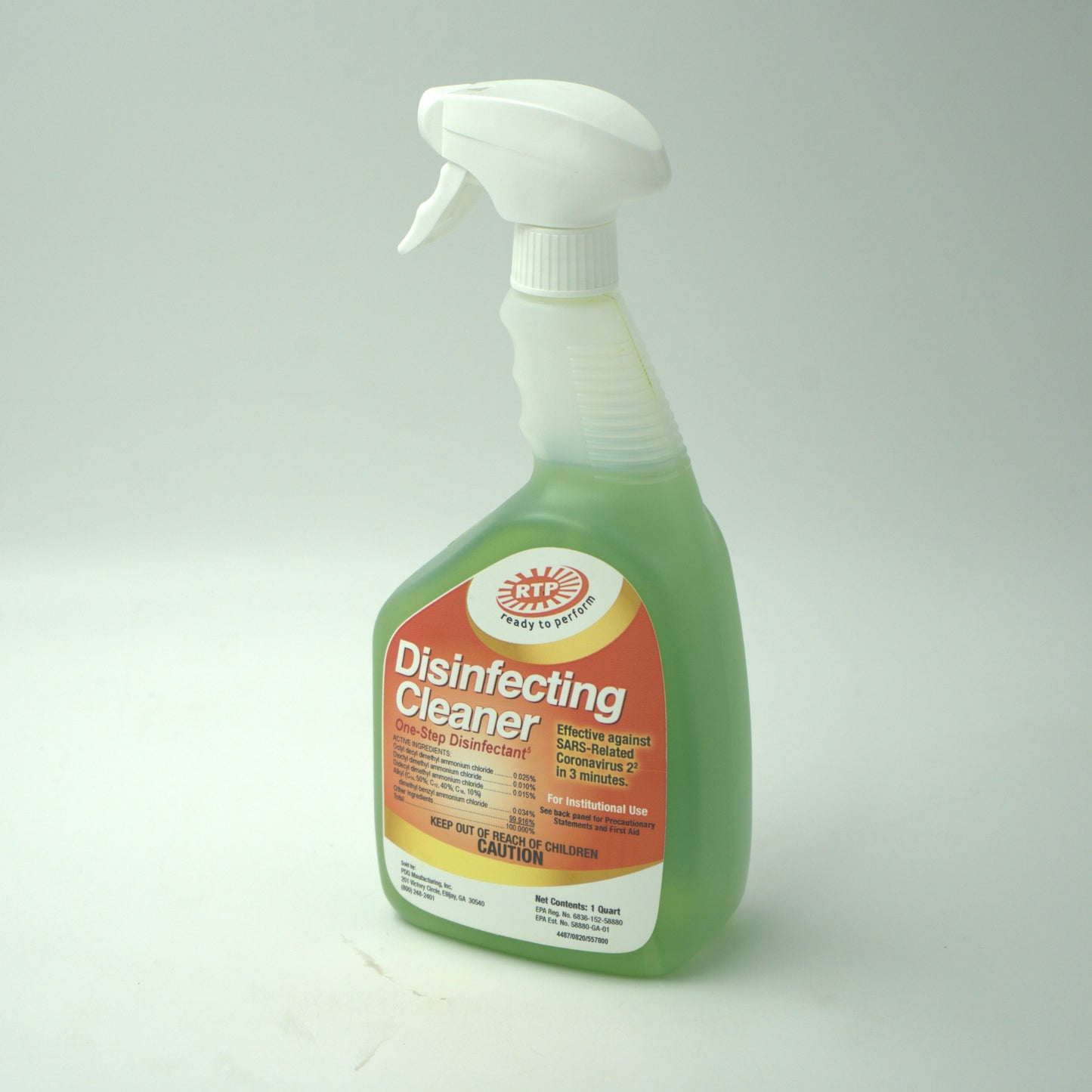 Quat Disinfectant Spray, Food Grade, Ready to use, Cleaner