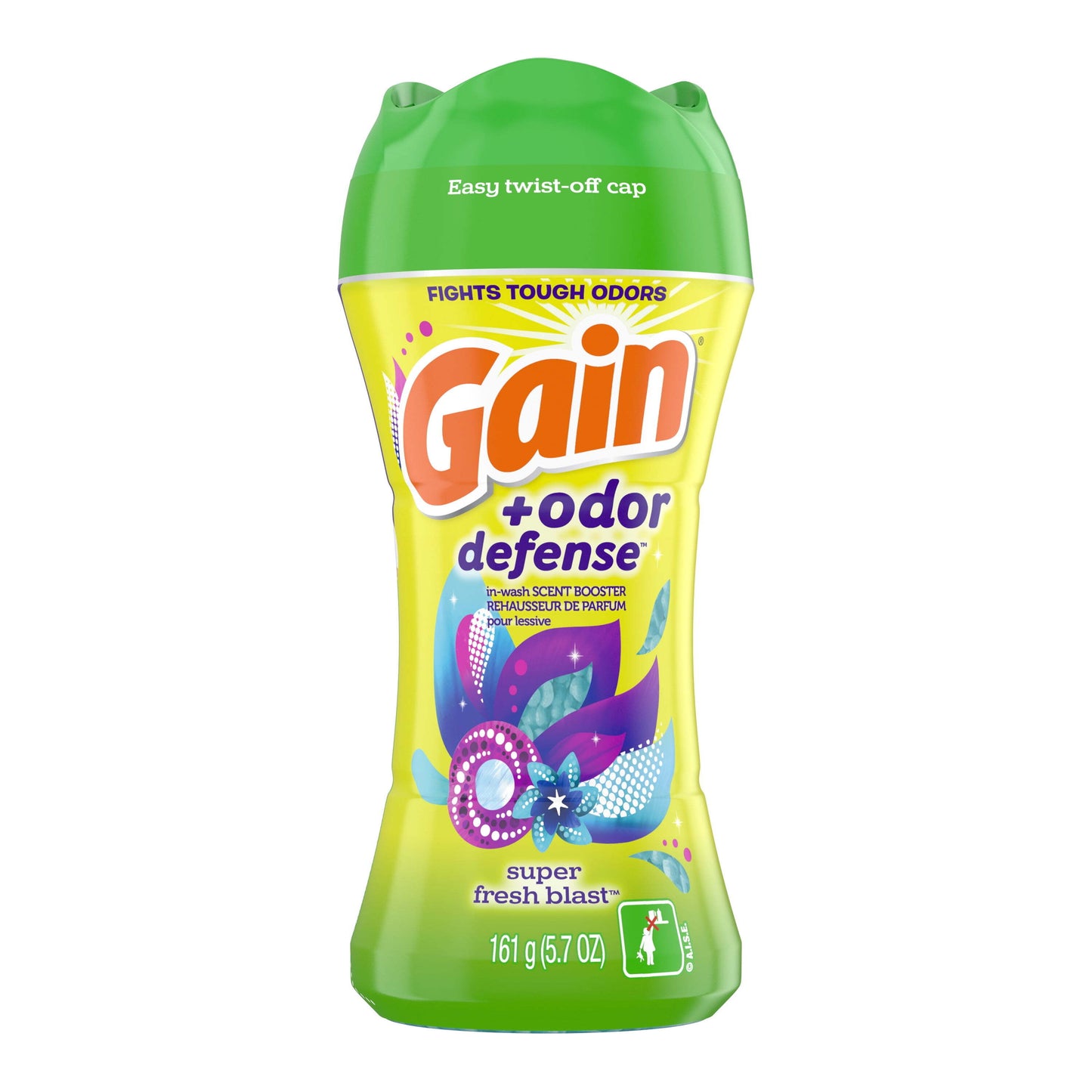 Gain + Odor Defense Super Fresh Blast Scent Booster, 5.7 oz