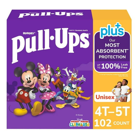 Huggies Pull-ups 4T-5T, 102 Count, Pullups, 38-50 lbs, Unisex Training Pants
