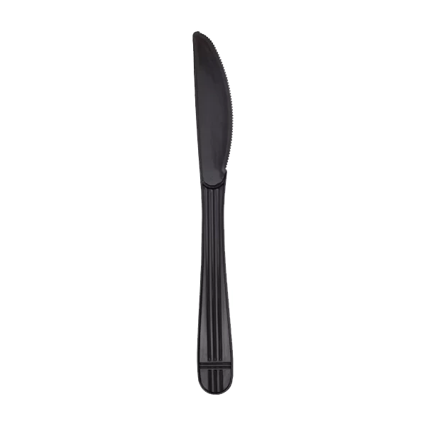 Black Karat Heavy Weight Knives (100 Pack), Plastic Knife, Disposable Flatware