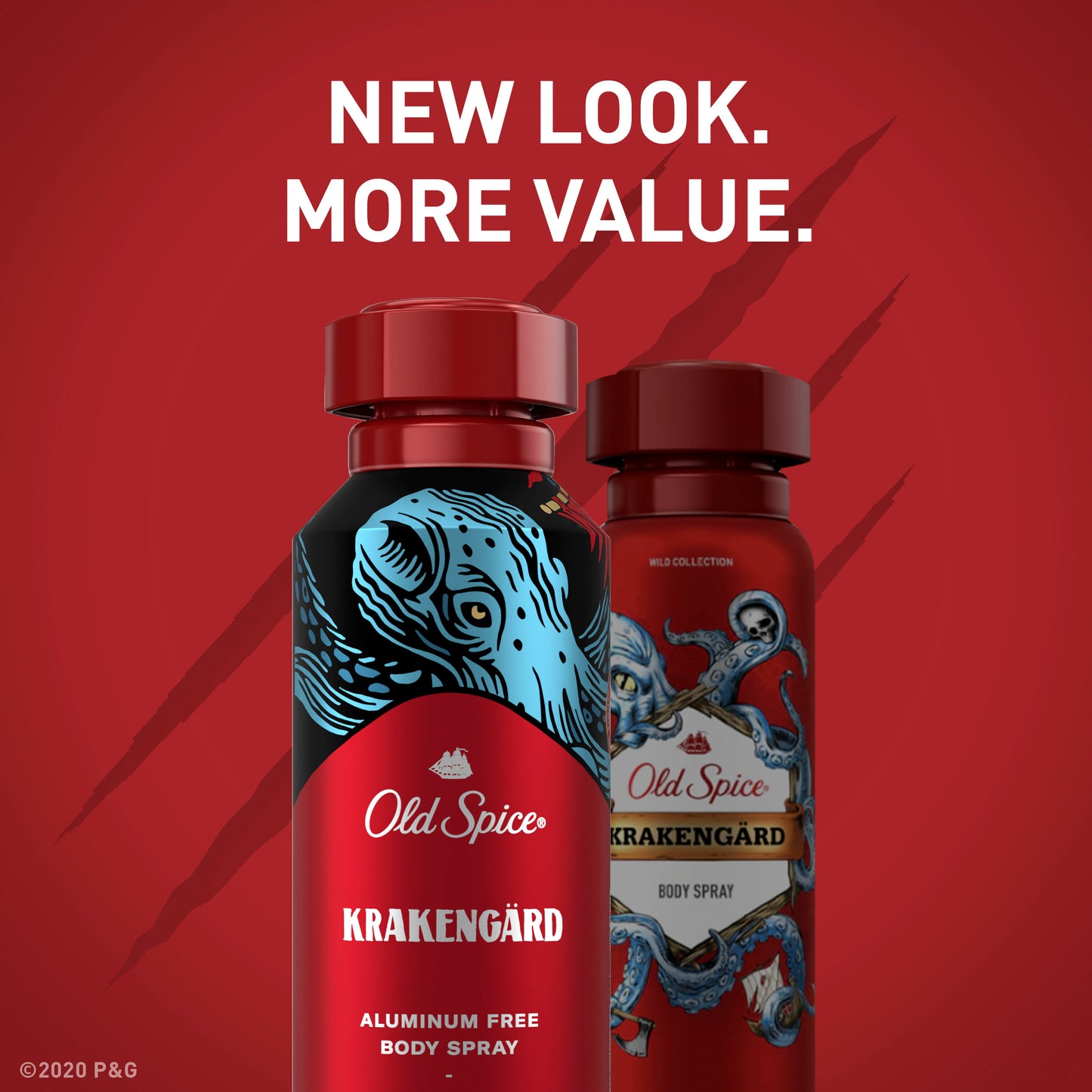 Old Spice Aluminum Free Body Spray for Men, Krakengard - 5.1 oz