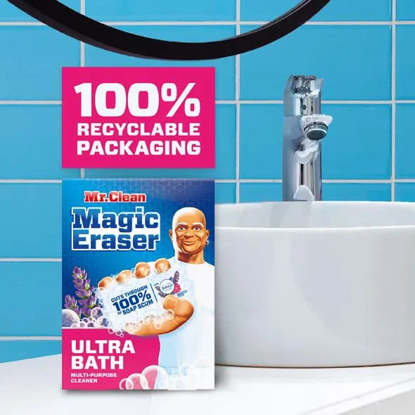 Mr. Clean Magic Eraser, Ultra Bath Multi-Purpose Cleaner - 5 Ct