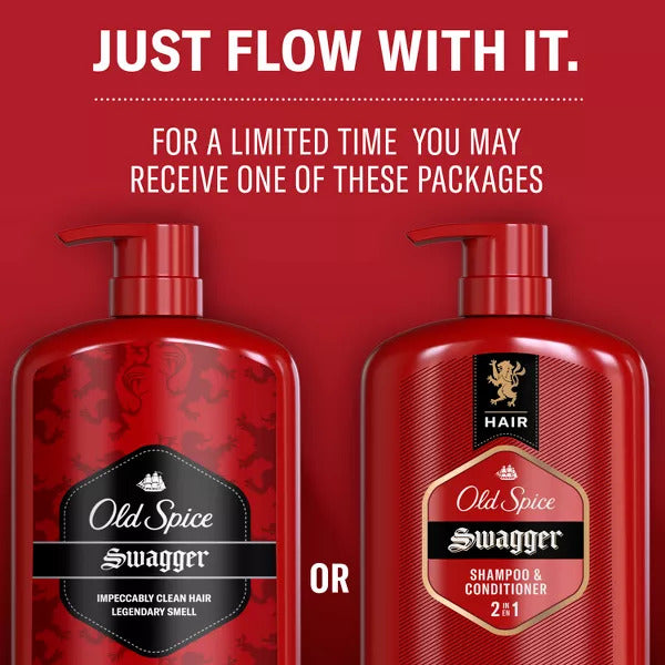 Old Spice Swagger 2-in-1 Men's Shampoo and Conditioner - 21.9 oz