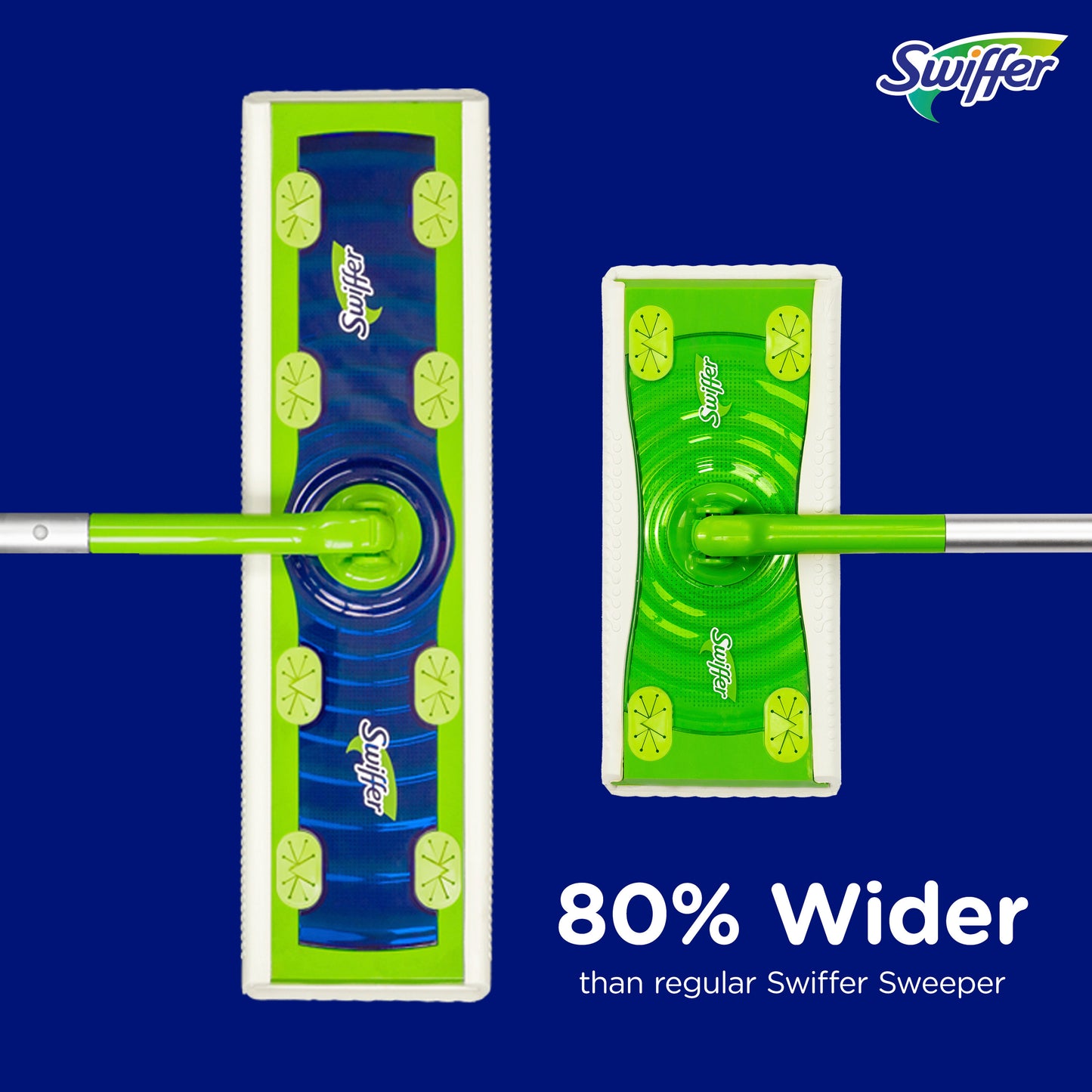 Swiffer Sweeper Dry + Wet XL Sweeping Kit (1 Sweeper, 8 Dry  Cloths, 2 Wet Cloths)