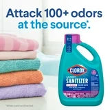 Clorox Laundry Sanitizer, 0% Bleach, Color Safe, Clean Linen, 80 Fluid Ounces