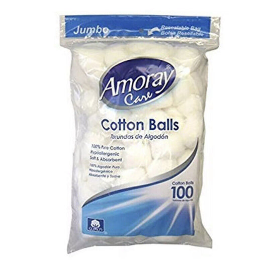 Cotton balls, Amoray, 100ct