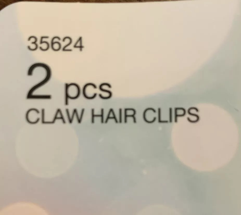 2 pc Scunci Claw Clip