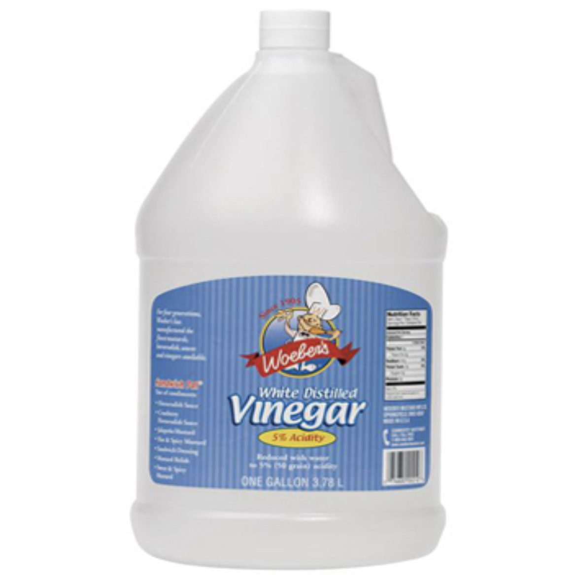 White Vinegar, 5% Acidity, 1 Gallon