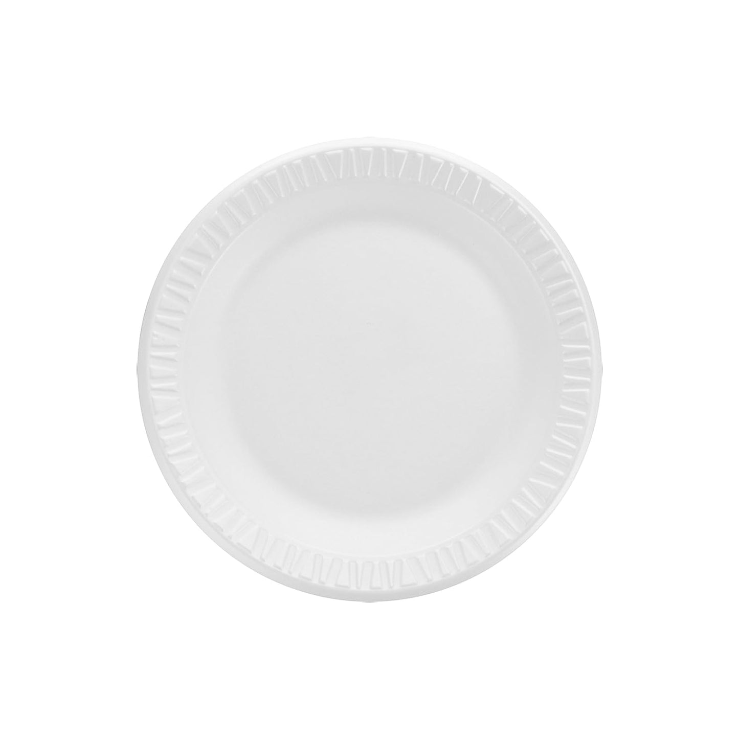 Foam Plate - 9" white (125 ct)