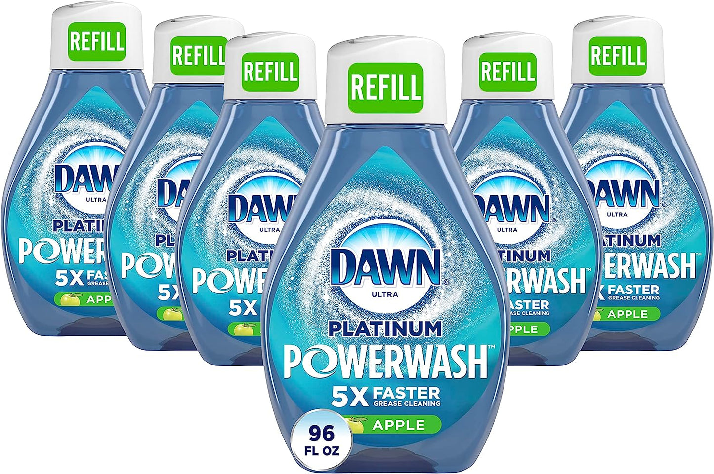 Dawn Platinum Powerwash Dish Spray, Dish Soap Cleaning Spray, Apple Scent Refill, 16 Fl Oz